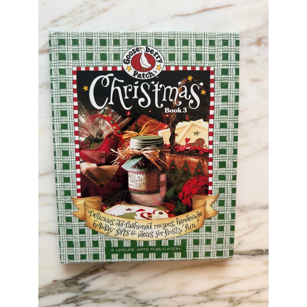 Vintage 2001 Gooseberry Patch Christmas Book 3 Cookbook Recipes Crafts